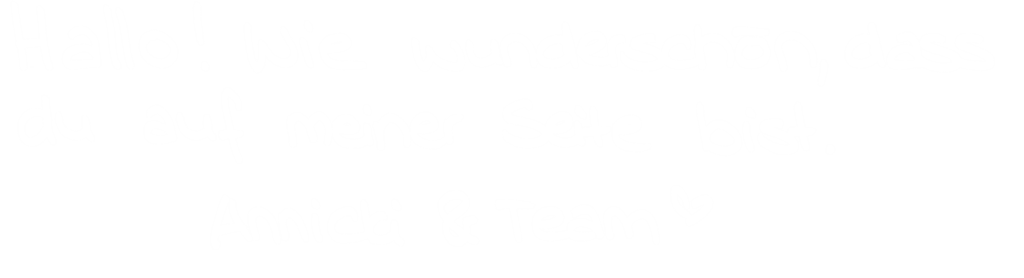 handschrift weiss transparent